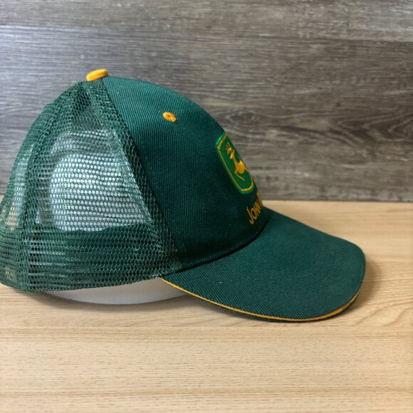 John Deere Hat Cap Snap Back Green Tractors Farming Outdoors - Picture 6 of 9